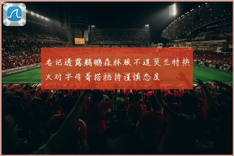 名记透露鹈鹕森林狼不追莫兰特热火对字母哥搭档持谨慎态度